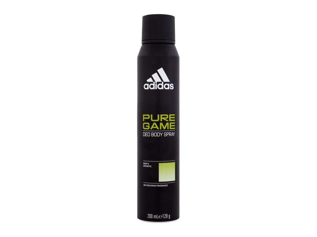 Adidas - Pure Game Deo Body Spray 48H - For Men, 200 ml