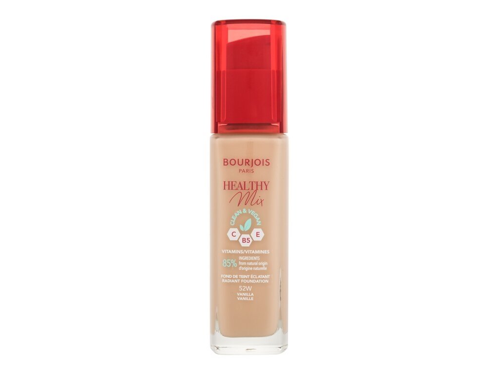 Bourjois Paris - Healthy Mix Clean & Vegan Radiant Foundation 52W Vanilla - For Women, 30 ml