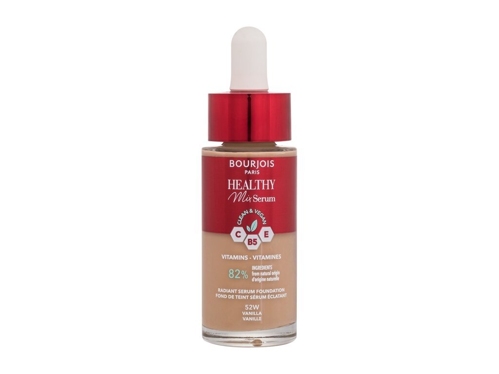 Bourjois Paris - Healthy Mix Clean & Vegan Serum Foundation 52W Vanilla - For Women, 30 ml