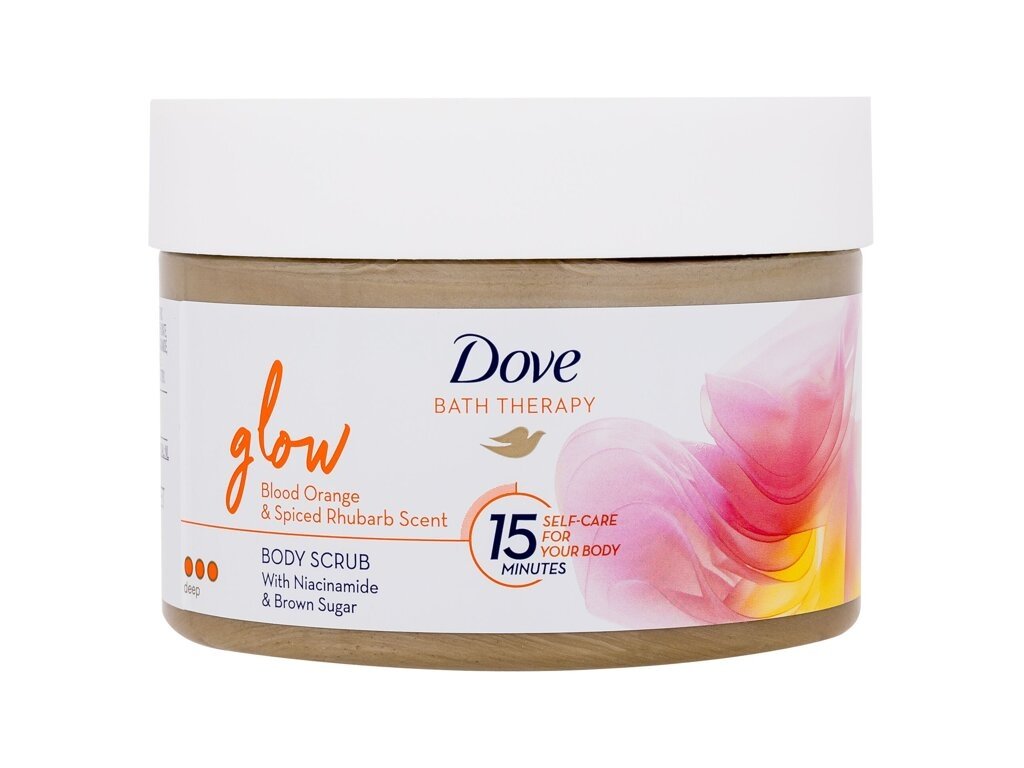 Dove - Bath Therapy Glow Body Scrub - For Women, 295 ml