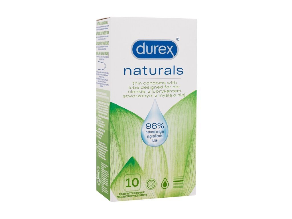 Durex - Naturals - For Men, 10 pc