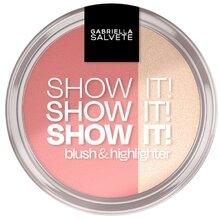 Gabriella Salvete - Show It! Blush & Highlighter - Kompaktní tvářenka s rozjasňovačem 9 g