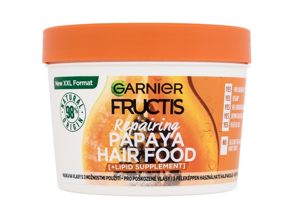 Garnier - Fructis Hair Food Papaya Repairing Mask - For Women, 400 ml