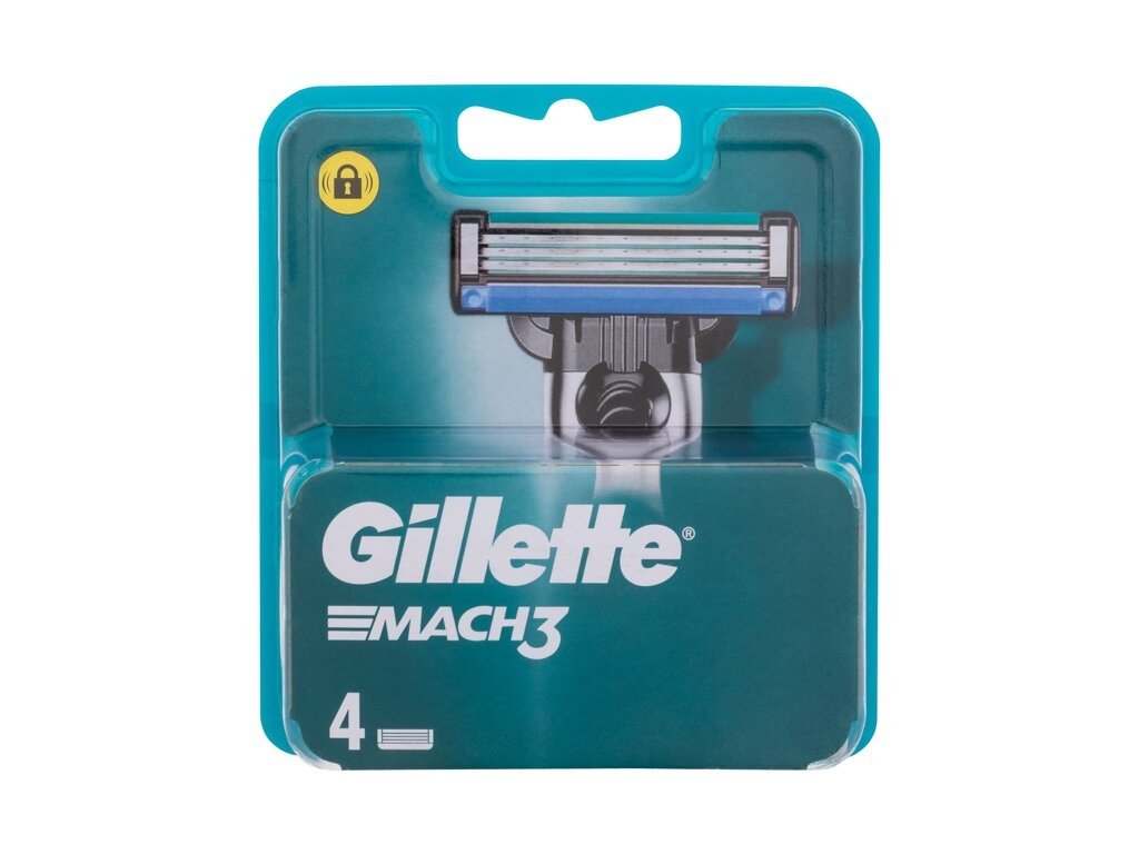 Gillette - Mach3 - For Men, 4 pc