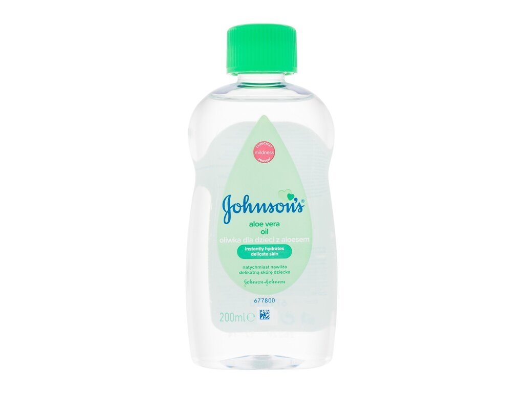 Johnson´S - Baby Oil Aloe Vera - For Kids, 200 ml