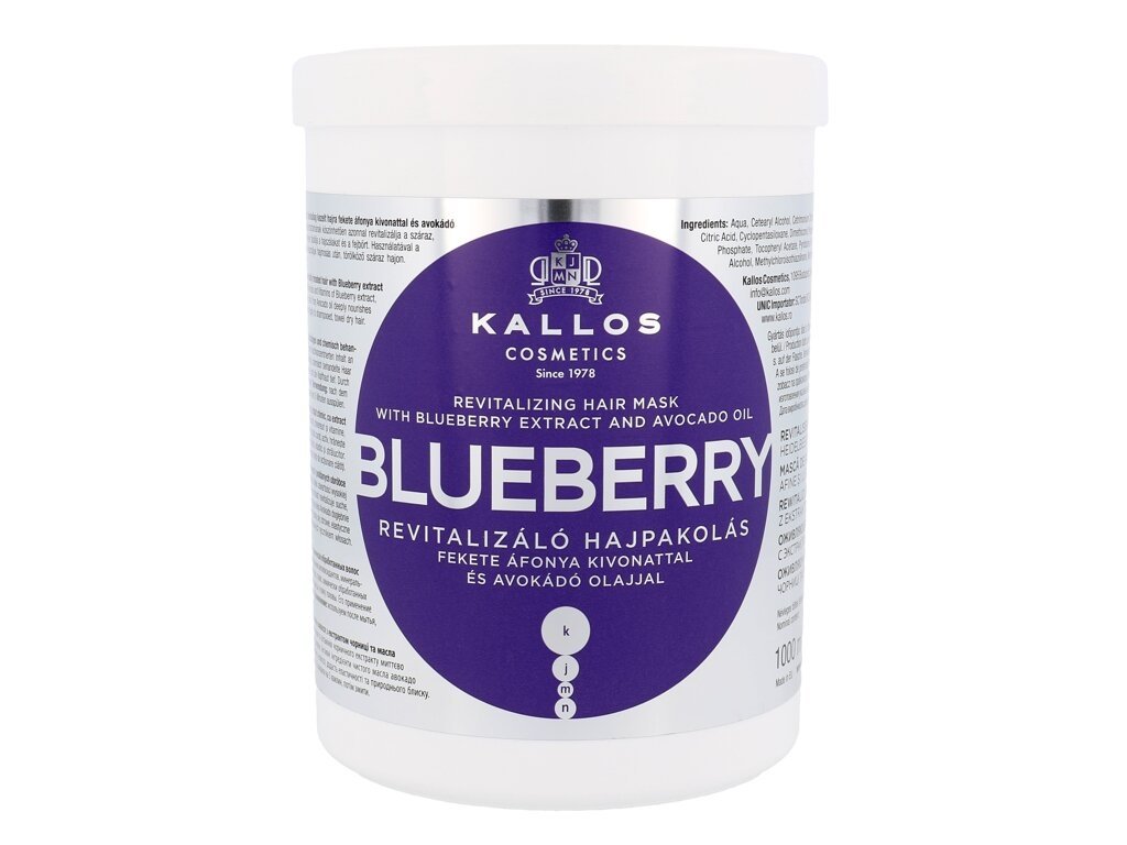 Kallos Cosmetics - Blueberry - For Women, 1000 ml