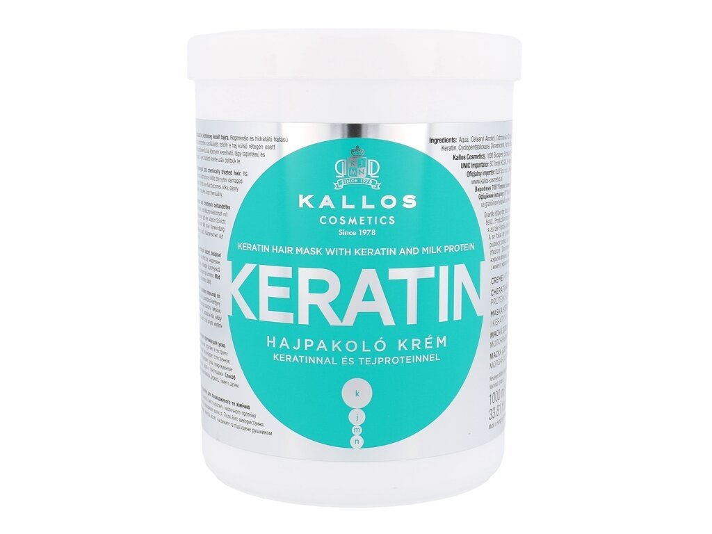 Kallos Cosmetics - Keratin - For Women, 1000 ml