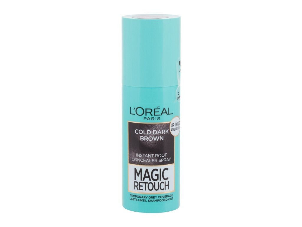 L'Oréal Paris - Magic Retouch Instant Root Concealer Spray Cold Dark Brown - For Women, 75 ml