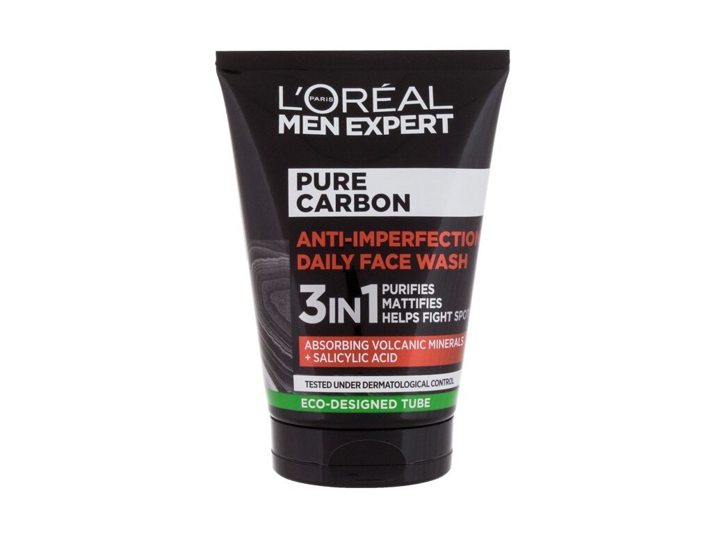 L'Oréal Paris - Men Expert Pure Carbon Anti-Imperfection 3in1 - For Men, 100 ml