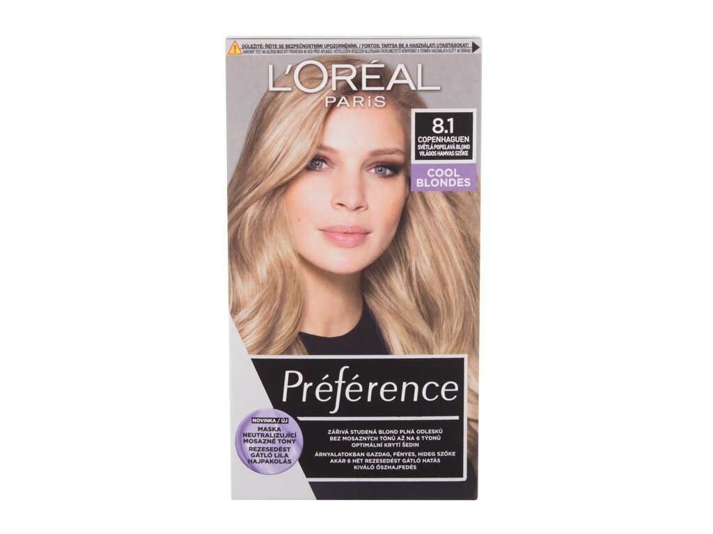 L'Oréal Paris - Préférence 8,1 Copenhaguen - For Women, 60 ml