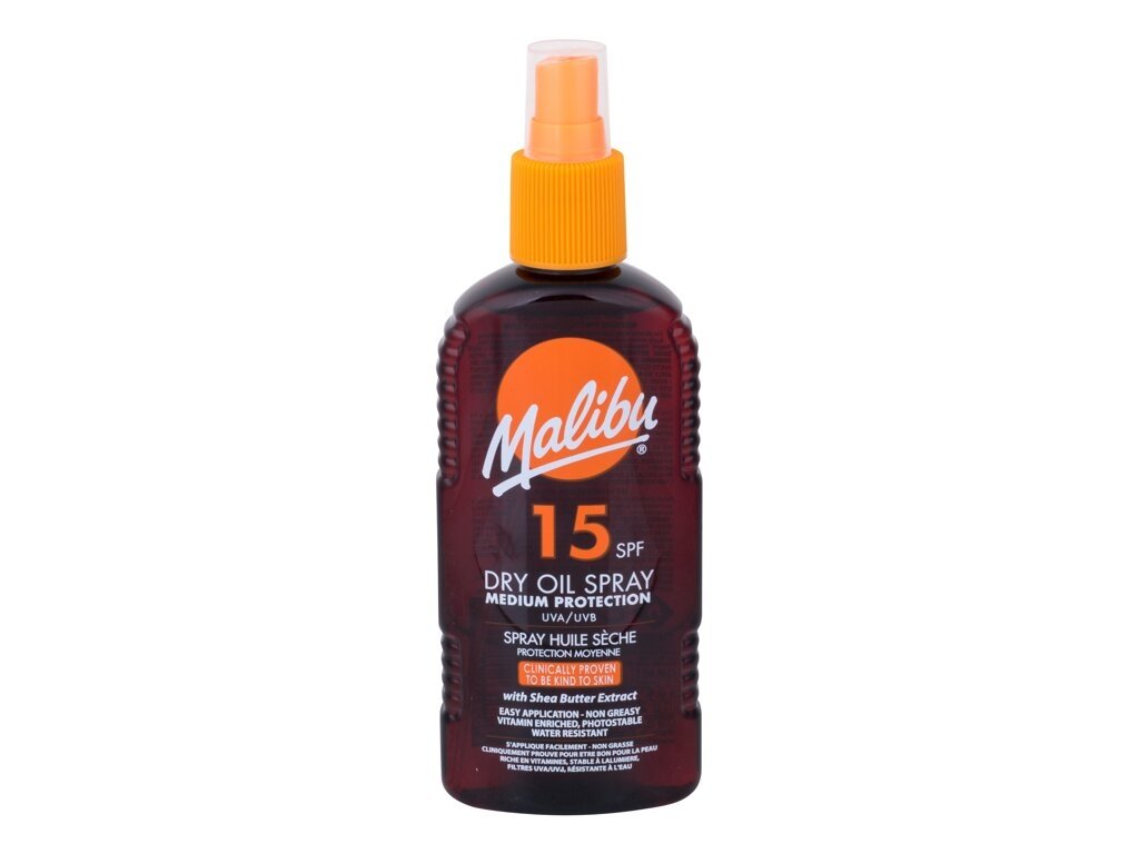 Malibu - Dry Oil Spray SPF15 - Unisex, 200 ml