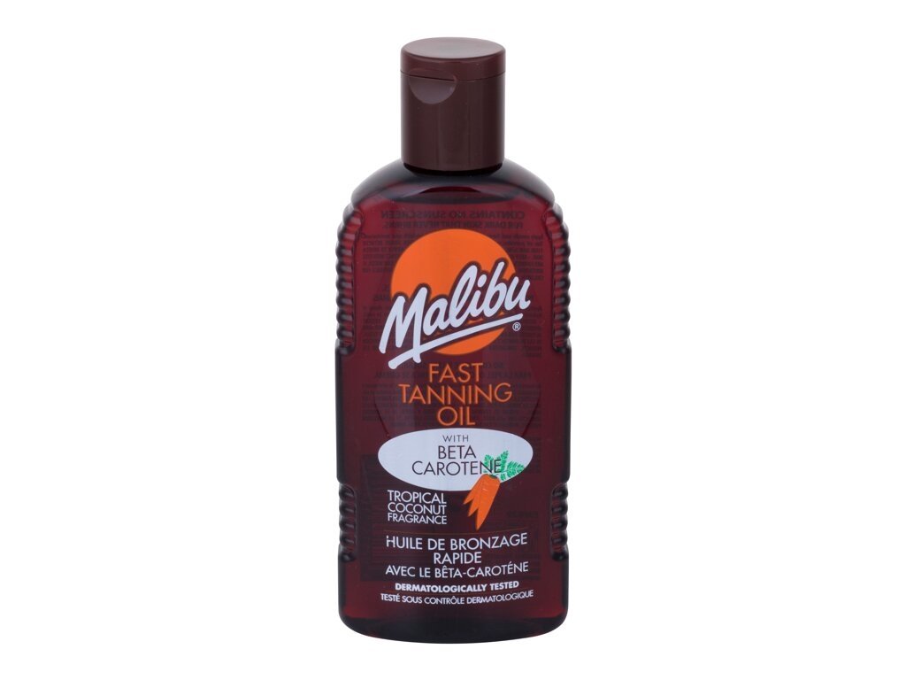 Malibu - Fast Tanning Oil - For Women, 200 ml