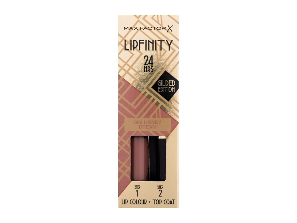 Max Factor - Lipfinity 24HRS Lip Colour 008 Honey Dream - For Women, 4.2 g