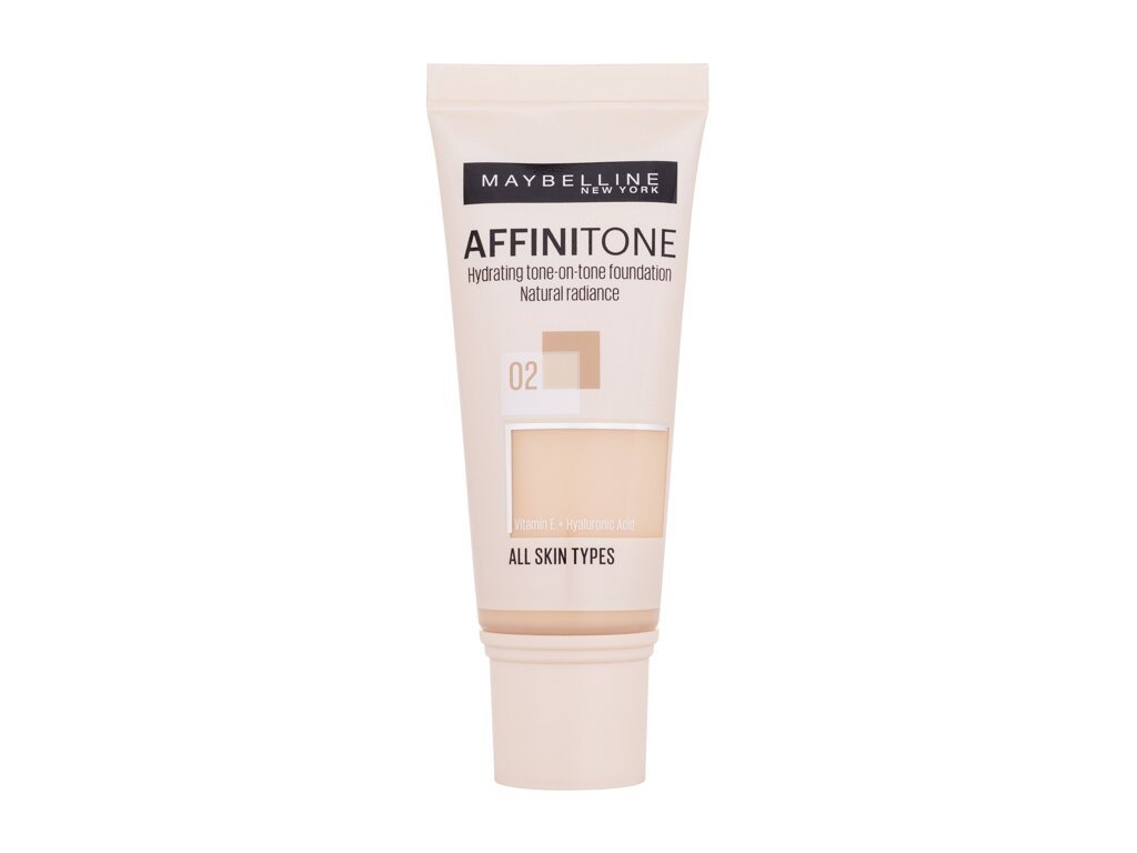 Maybelline - Affinitone 02 Light Porcelain - For Women, 30 ml