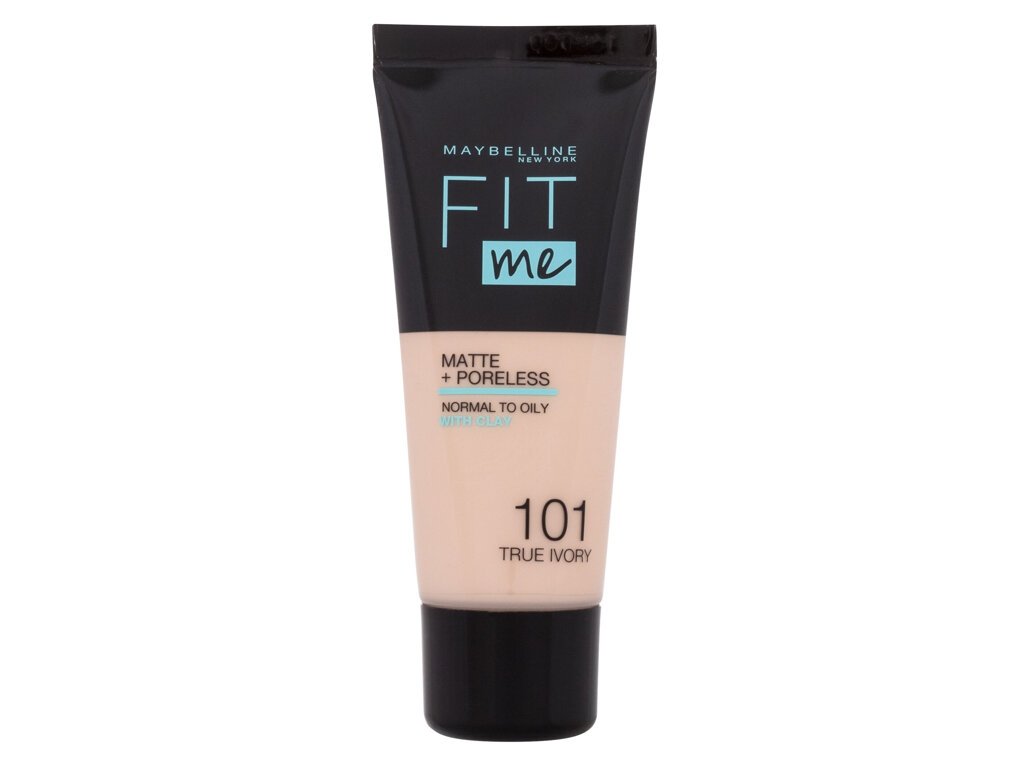 Maybelline - Fit Me! Matte + Poreless 101 True Ivory - For Women, 30 ml