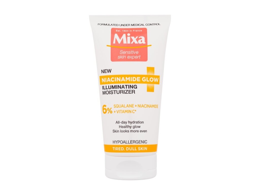 Mixa - Niacinamide Glow Illuminating Moisturizer - For Women, 50 ml