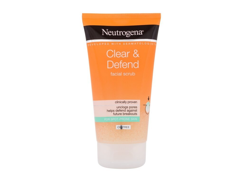 Neutrogena - Clear & Defend Facial Scrub - Unisex, 150 ml