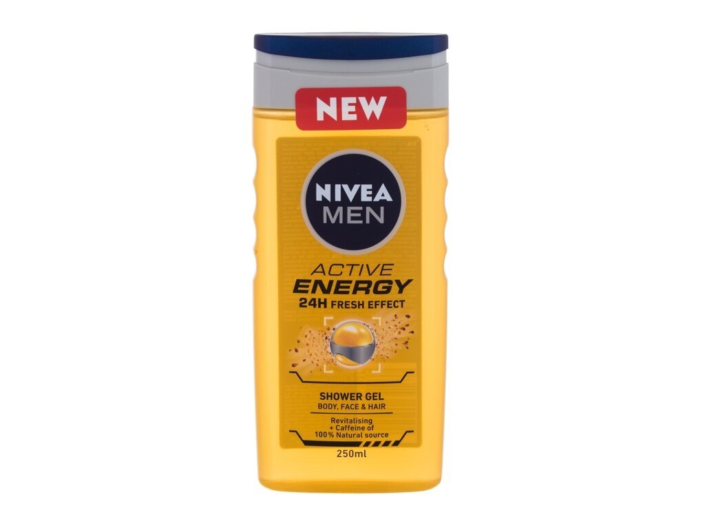 Nivea - Men Active Energy - For Men, 250 ml