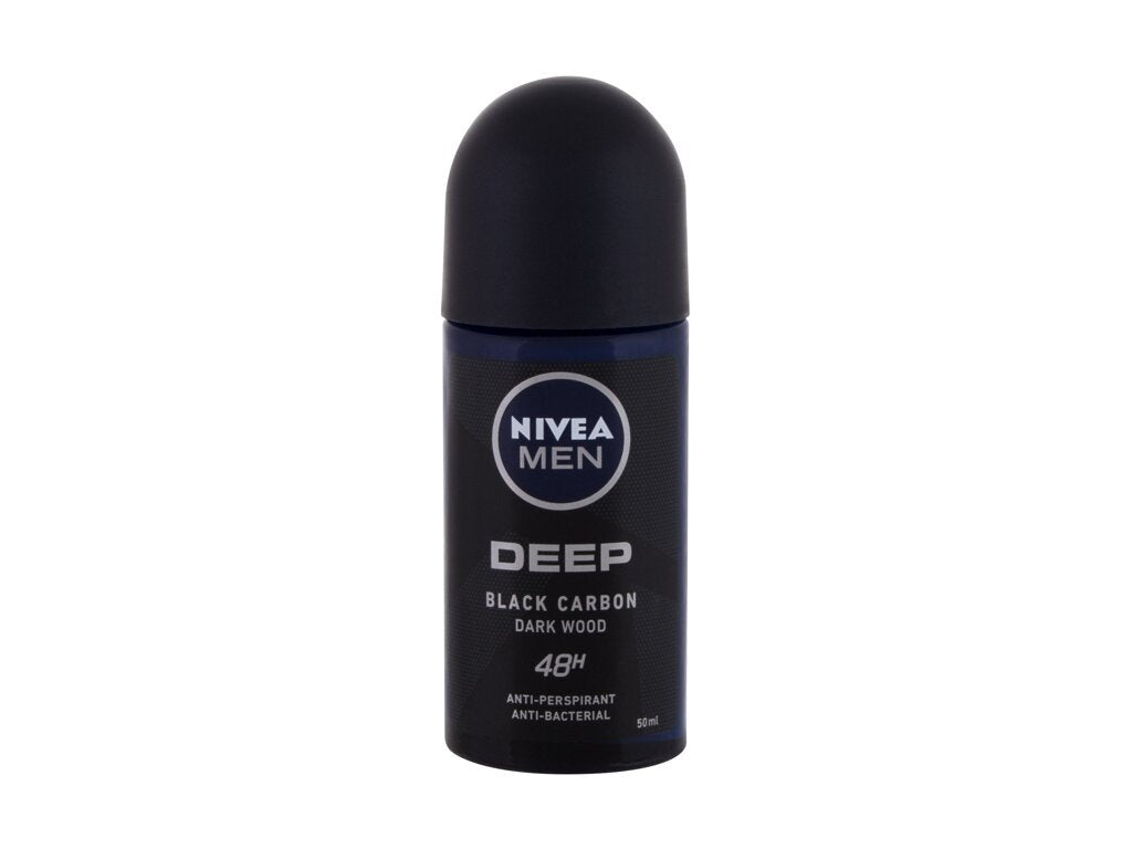 Nivea - Men Deep Black Carbon 48H - For Men, 50 ml