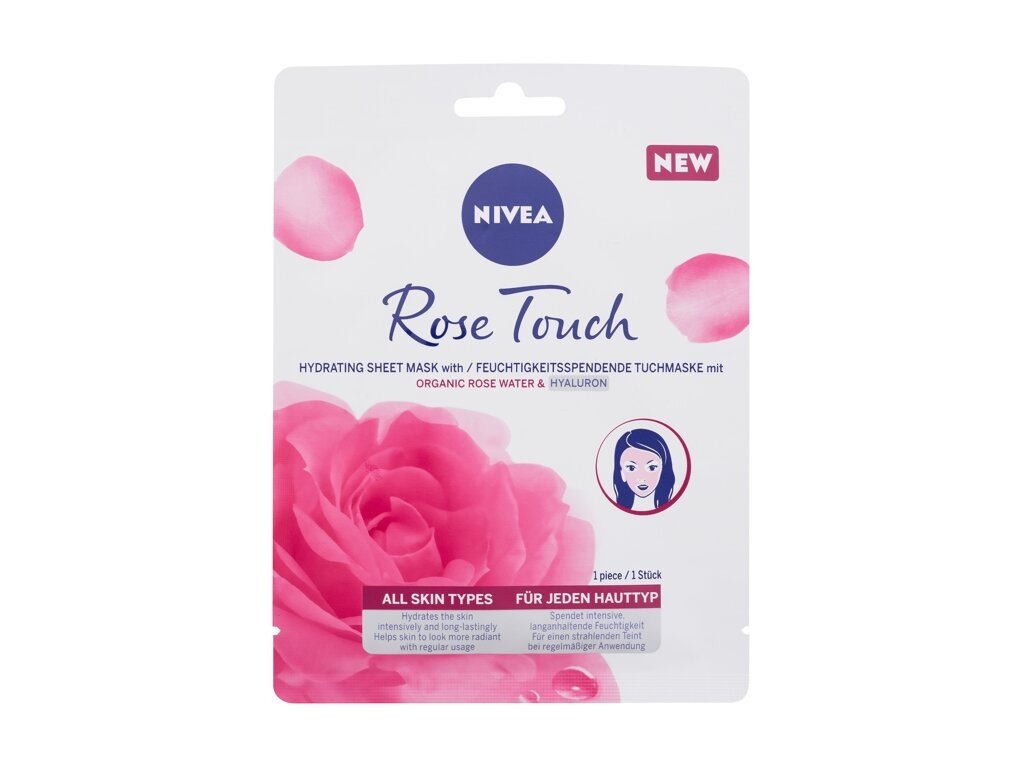 Nivea - Rose Touch Hydrating Sheet Mask - For Women, 1 pc