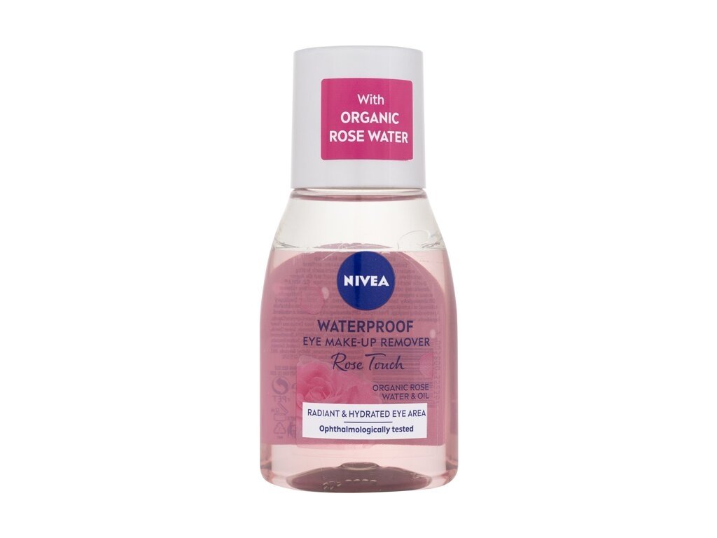 Nivea - Rose Touch Waterproof Eye Make-Up Remover - For Women, 100 ml