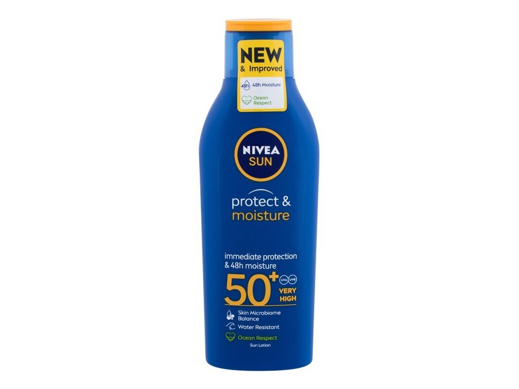 Nivea - Sun Protect & Moisture SPF50+ - Unisex, 200 ml