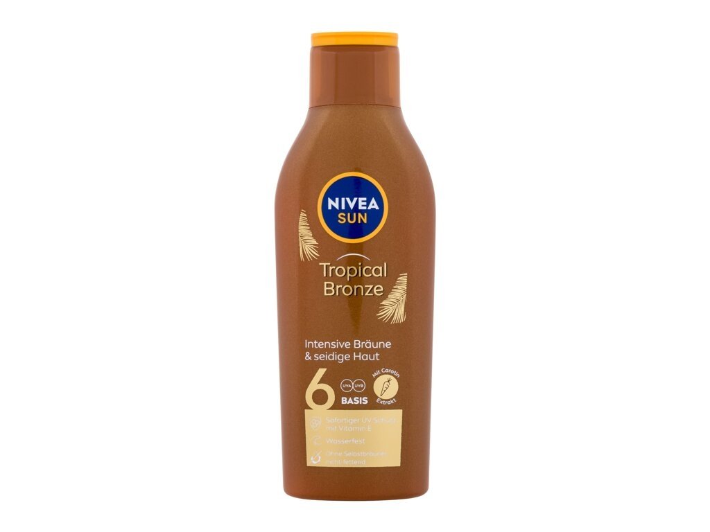 Nivea - Sun Tropical Bronze Milk SPF6 - Unisex, 200 ml