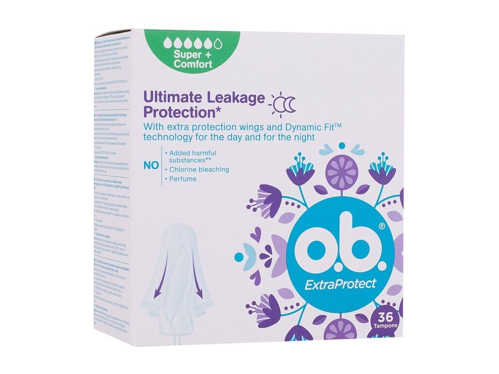 O.B. - ExtraProtect Super Plus - For Women, 36 pc