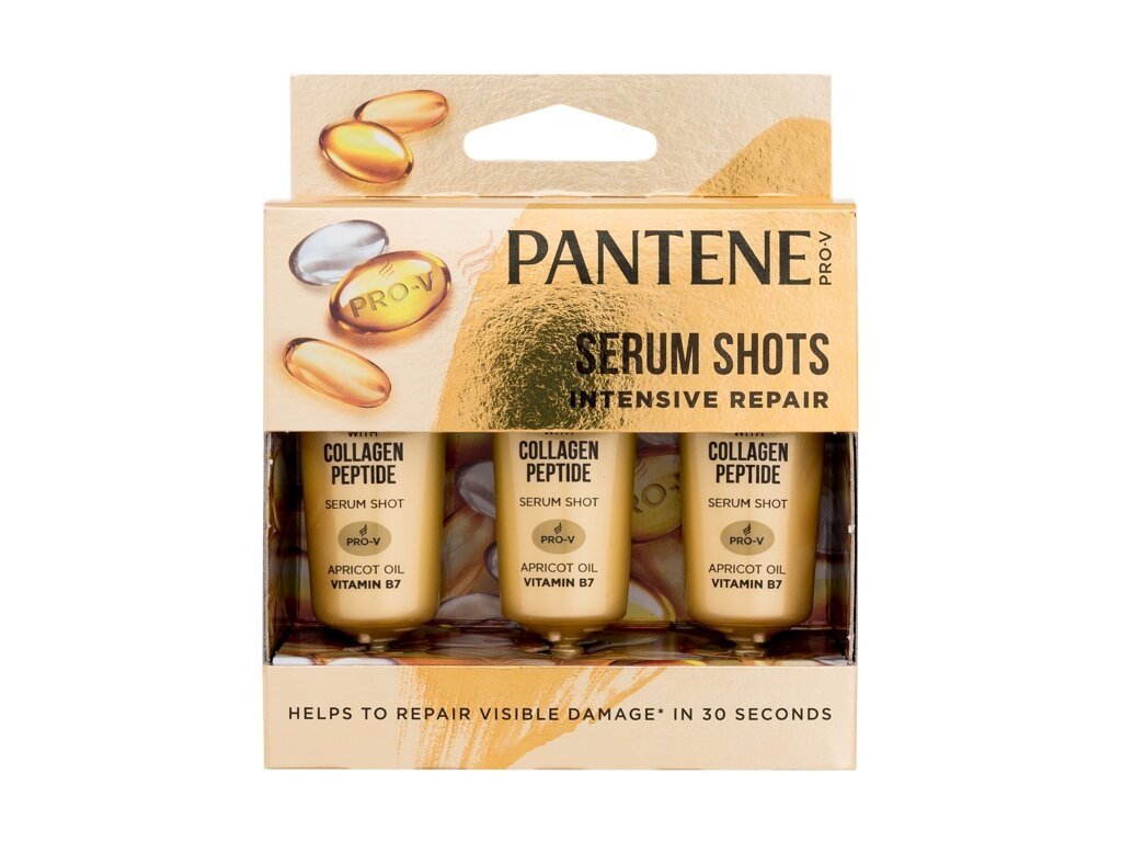 Pantene - Intensive Repair Rescue Shots - For Women, 3x15 ml