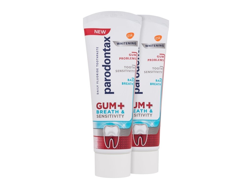 Parodontax - Gum+ Breath & Sensitivity Whitening Duo - Unisex, 2x75 ml