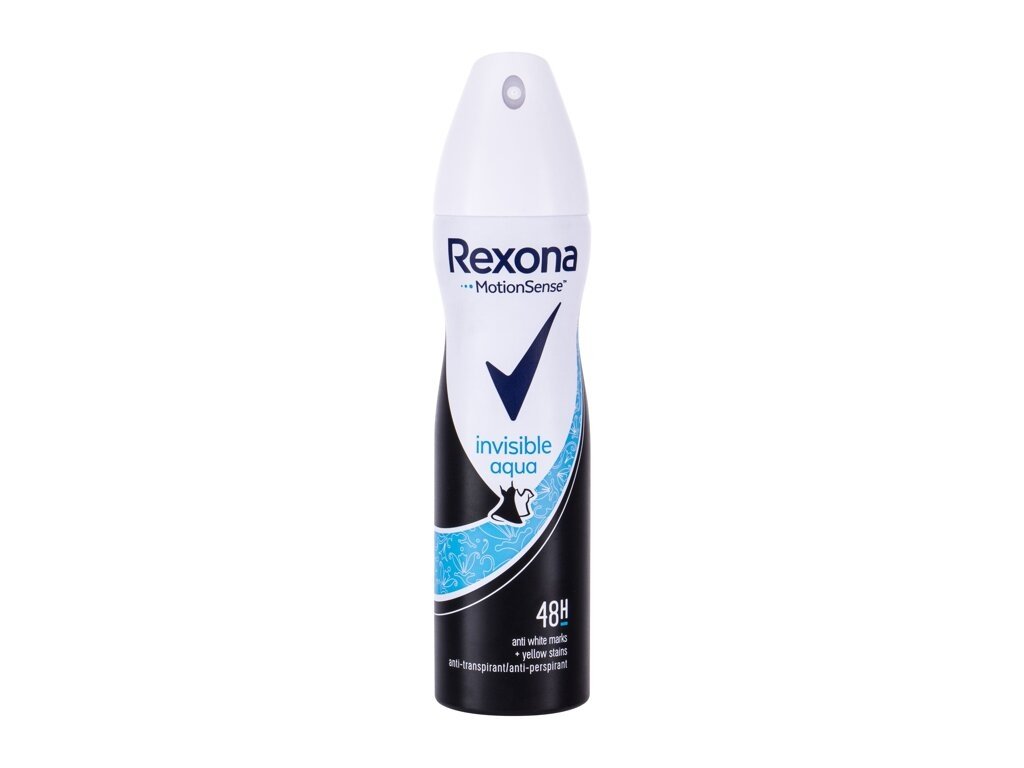 Rexona - MotionSense Invisible Aqua 48h - For Women, 150 ml