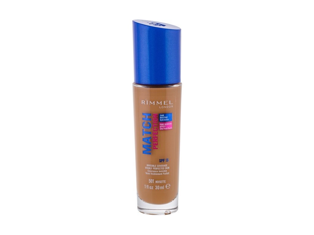 Rimmel London - Match Perfection 501 Noisette SPF15 - For Women, 30 ml