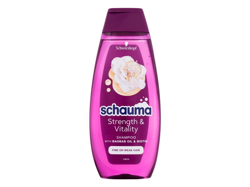 Schwarzkopf - Schauma Strength & Vitality Shampoo - For Women, 400 ml