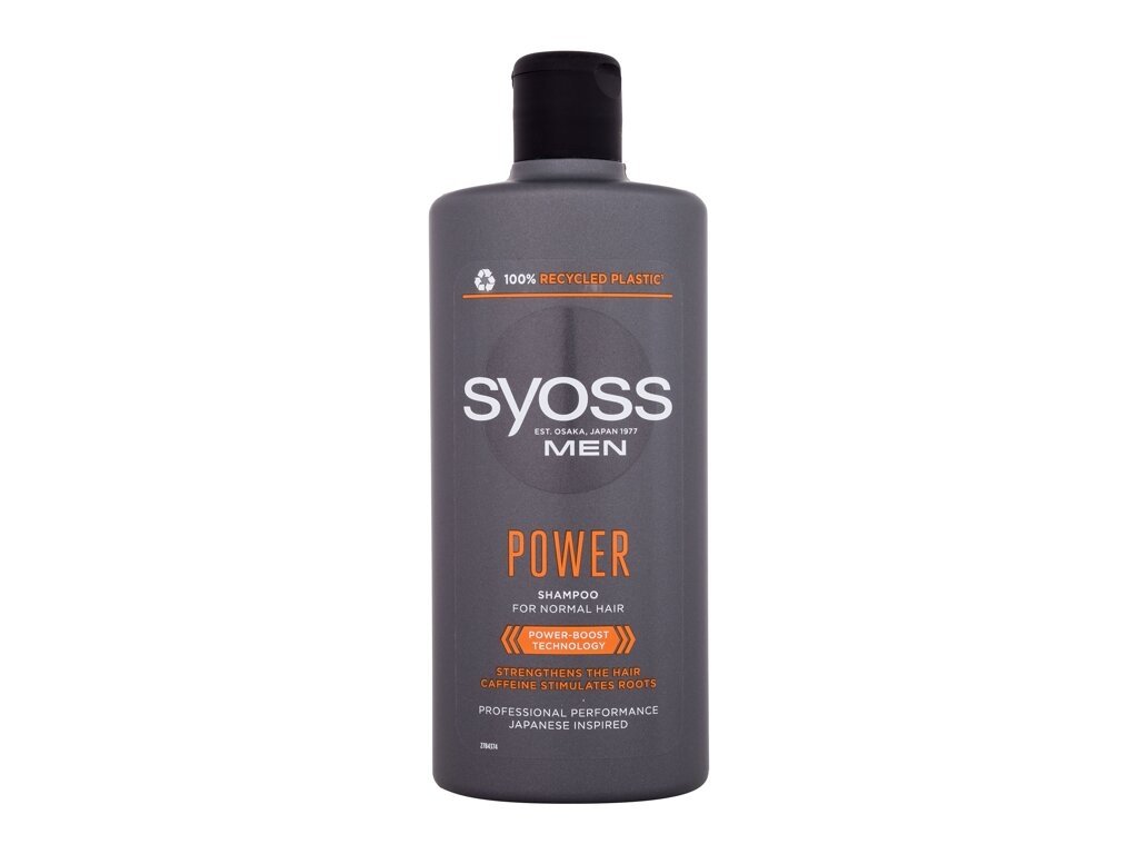 Syoss - Men Power Shampoo - For Men, 440 ml