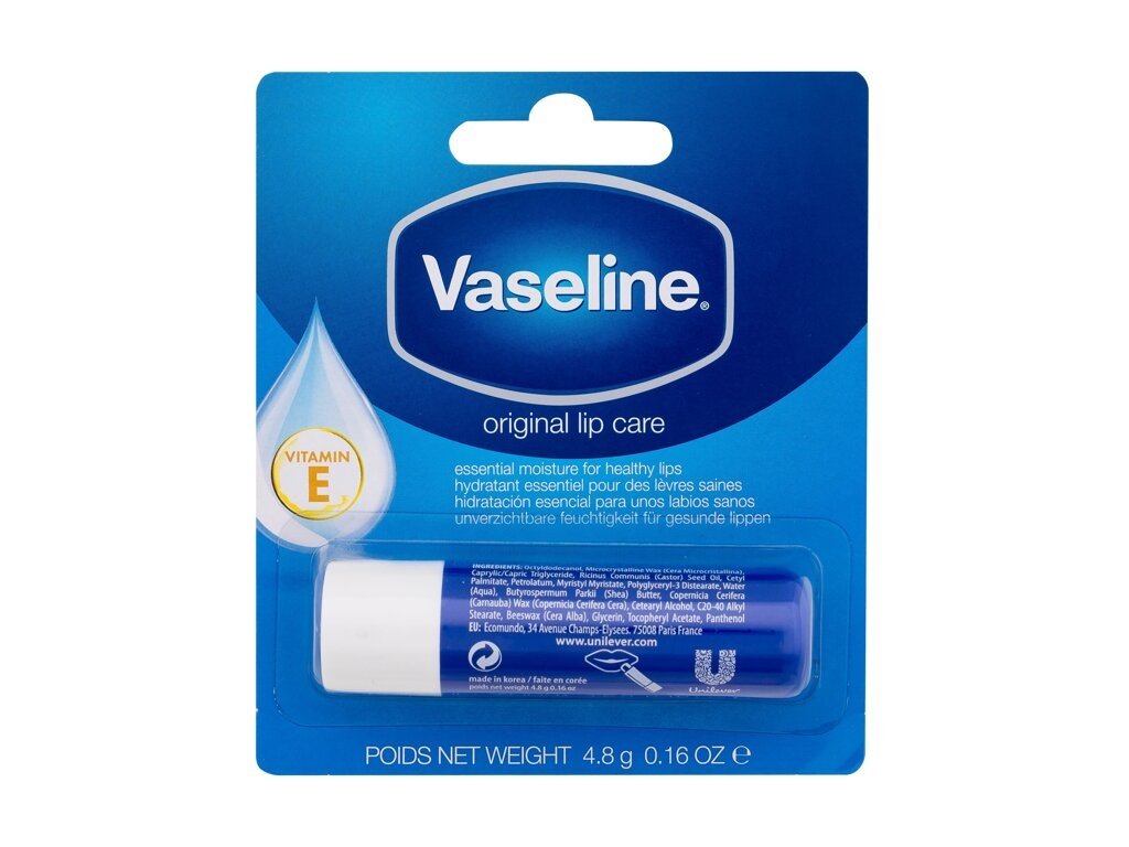 Vaseline - Original Lip Care - For Women, 4.8 g