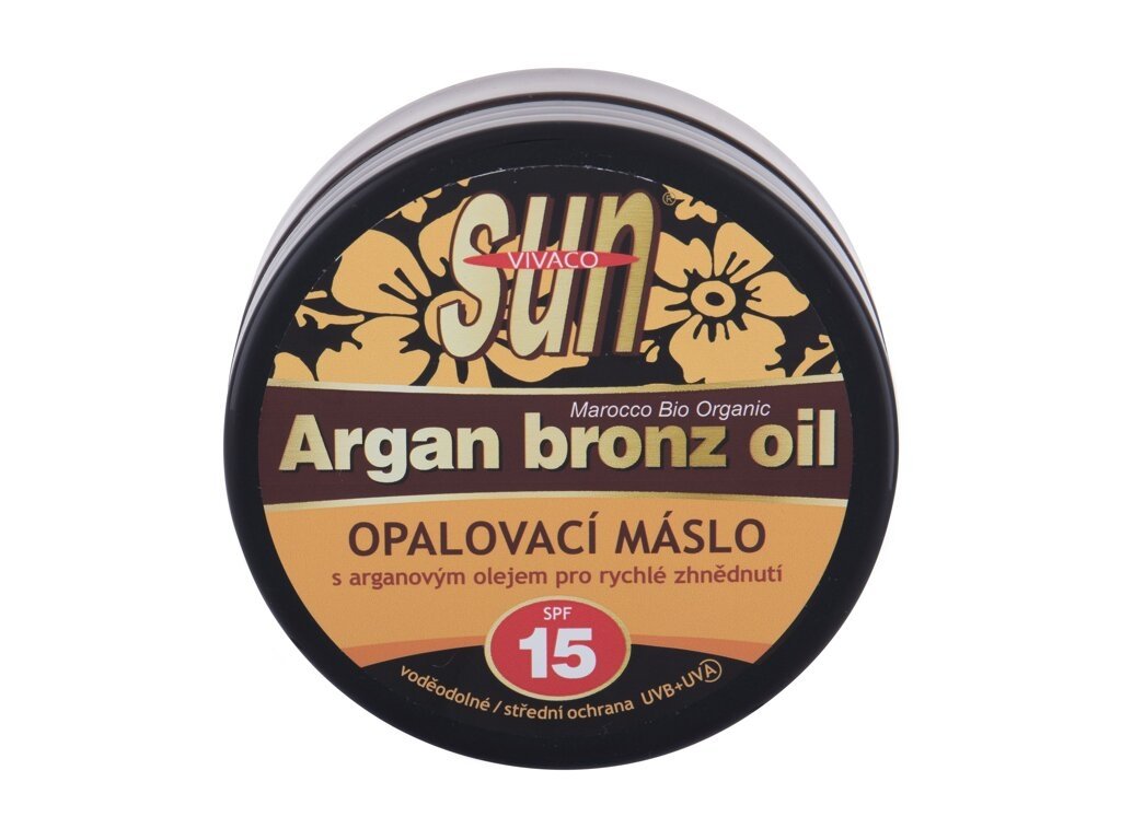 Vivaco - Sun Argan Bronz Oil Suntan Butter SPF15 - Unisex, 200 ml