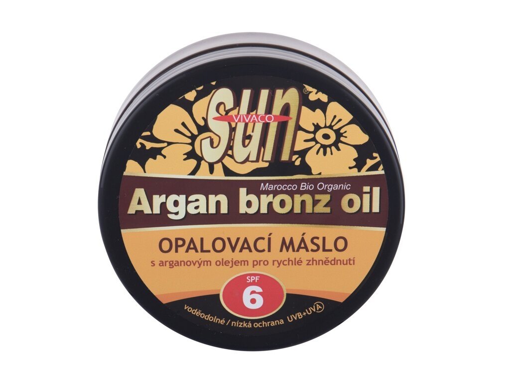 Vivaco - Sun Argan Bronz Oil Suntan Butter SPF6 - Unisex, 200 ml