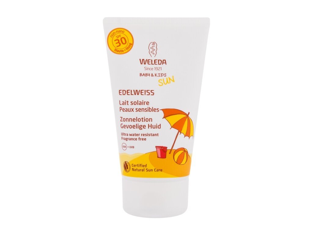 Weleda - Baby & Kids Sun Edelweiss Sunscreen Sensitive SPF30 - For Kids, 150 ml