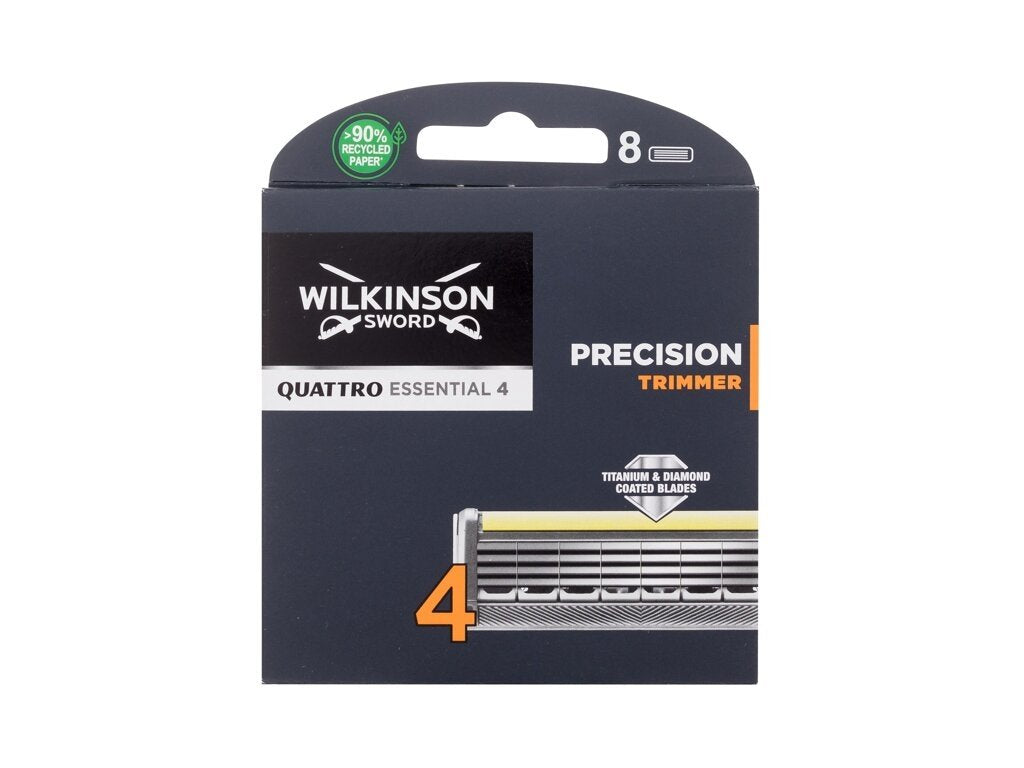 Wilkinson Sword - Quattro Essential 4 Precision Trimmer - For Men, 8 pc