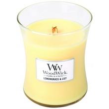 WoodWick - Lemongrass & Lily Vase (lemon grass and lily) - Scented candle 85.0g