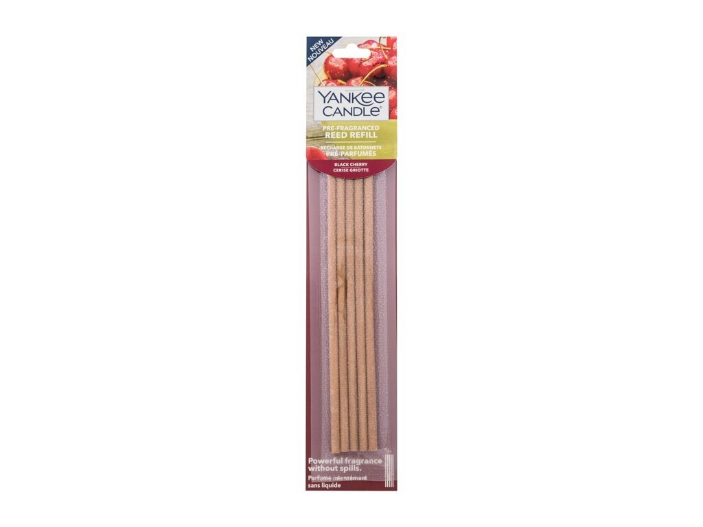 Yankee Candle - Black Cherry Pre-Fragranced Reed Refill - Unisex, 5 pc