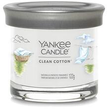 Yankee Candle - Clean Cotton Signanture Tumbler Candle ( čistá bavlna ) - Vonná svíčka 567.0g